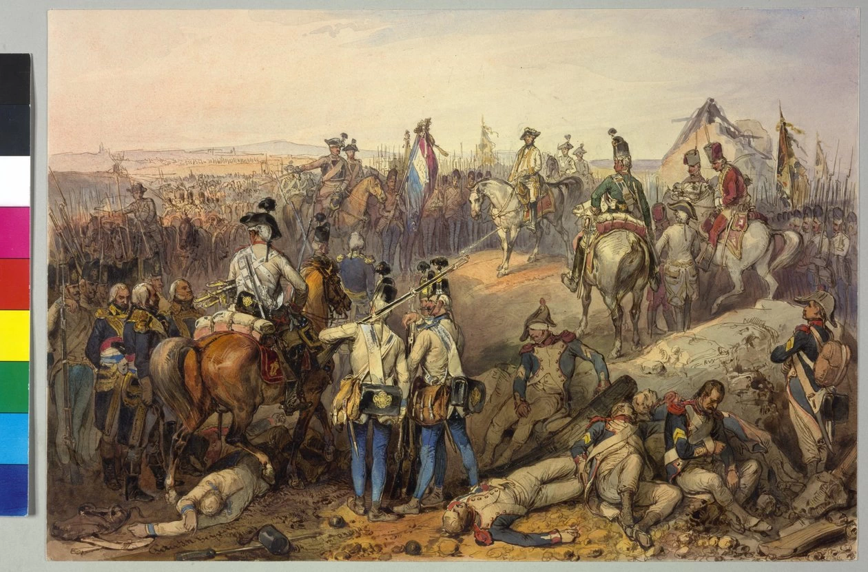Peter Johann Nepomuk Geiger - Prima guerra di coalizione. 18.3.1793, Battaglia di Neerwinden 1793